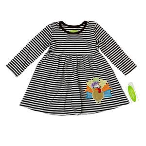 NWT Be Mine 24M Turkey Applique Dress
